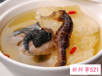 花胶海马可以一起放什么炖