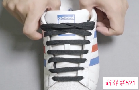 免绑鞋带系法运动鞋