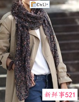 围巾怎么戴好看