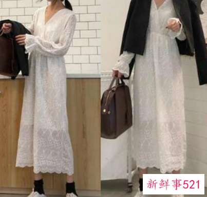 春季连衣长裙如何搭配