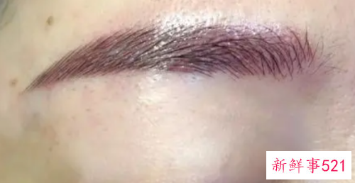 纹眉迅速变淡的方法