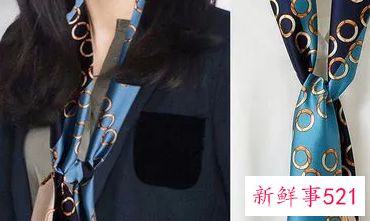 长条丝巾怎么系好看图片