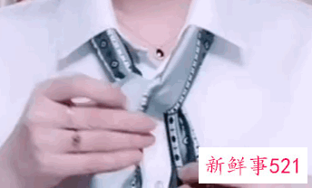 长条丝巾怎么系好看图片
