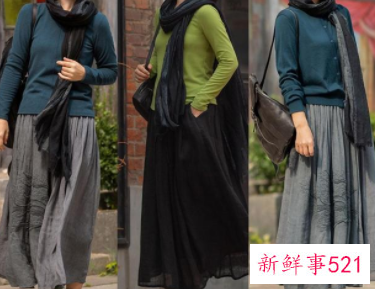 50岁女人半身裙的搭配