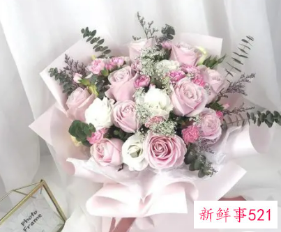 送给女朋友生日花卡片写什么