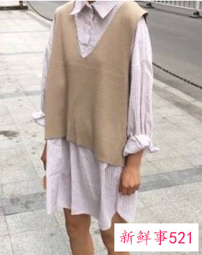 衬衫裙怎么搭配背心