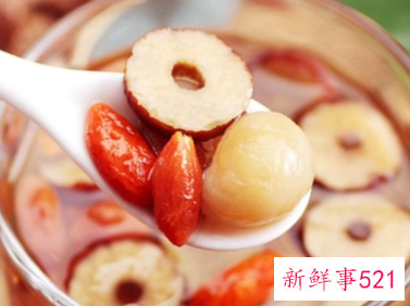 桂圆红枣枸杞茶的功效