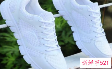 白色的网面鞋晒黄了怎么办