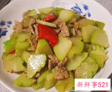 洋丝瓜怎么做好吃炒肉
