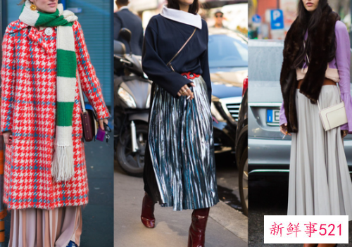 冬末春初怎么穿长裙好看