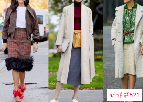 冬末春初怎么穿长裙好看