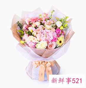 送给女朋友鲜花的贺卡