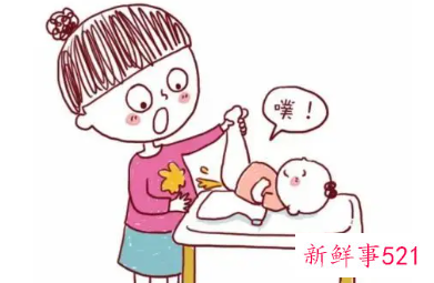 新生婴儿擦屁股的纸