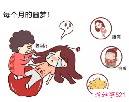 一张图让男生理解痛经