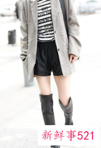 短裤配靴子好看吗