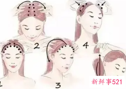 头部按摩手法教学