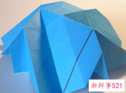 简易折纸花玫瑰花