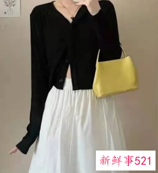 白色半身裙的穿搭