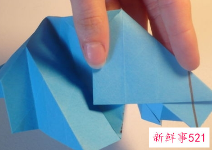 简易折纸花玫瑰花