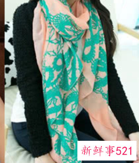 防晒披肩的各种围法图解