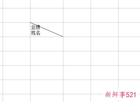 excel表格制作斜线后输入文字