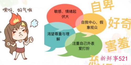 女孩子青春期心理问题有哪些