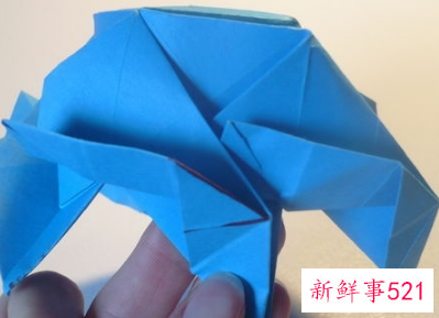 简易折纸花玫瑰花