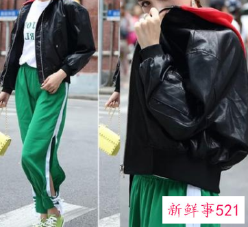 黑色皮衣怎么穿搭好看