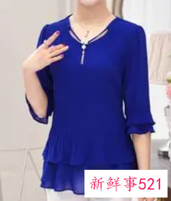 上衣夏装女中老年穿