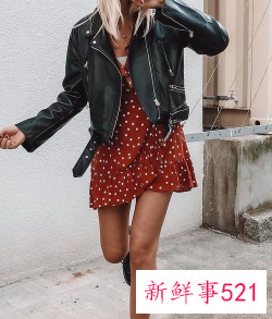 黑色皮衣怎么穿搭好看