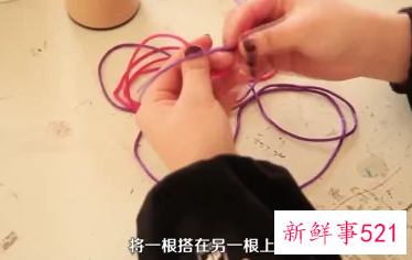 两股绳收尾打结方法图解