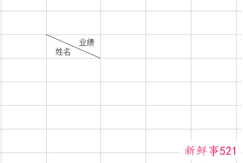 excel表格制作斜线后输入文字