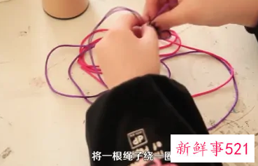 两股绳收尾打结方法图解