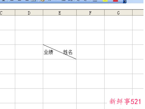 excel表格制作斜线后输入文字