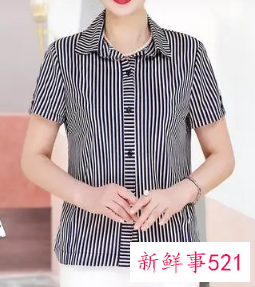 上衣夏装女中老年穿