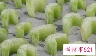 芹菜用水焯后能冷冻吗