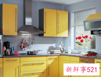 厨房色彩搭配