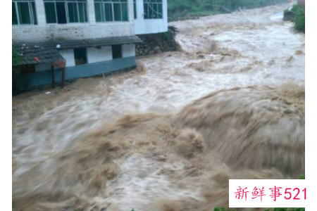 梦见山上发洪水