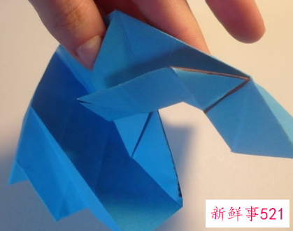 简易折纸花玫瑰花