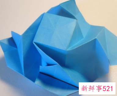 简易折纸花玫瑰花