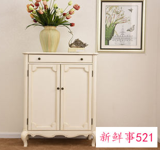 进门鞋柜上放什么招财