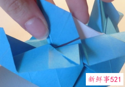 简易折纸花玫瑰花