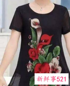 上衣夏装女中老年穿