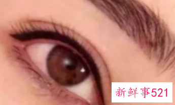 纹眼线1到7天图片