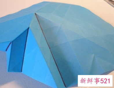 简易折纸花玫瑰花