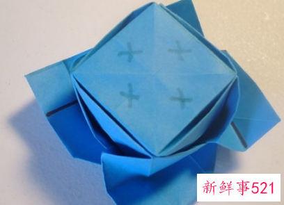 简易折纸花玫瑰花