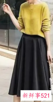 中长款半身裙上衣怎么搭配