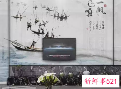 电视墙选什么背景招财