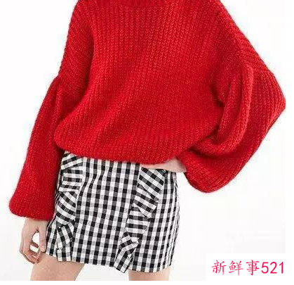 黑白格子短裙怎么搭配呢