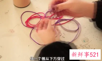 两股绳收尾打结方法图解